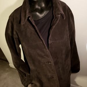 Eddie Bauer suede jacket